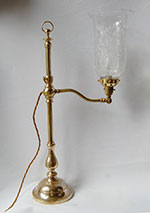 Twisted Table lamp with lamp shade-holder