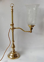 Twisted Table lamp with lamp shade-holder