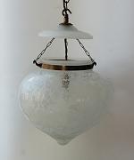 Hundi Globe acid-etched  pattern