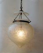 Hundi Globe acid-etched  pattern