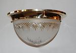 Flush plain cast brass ceiling 