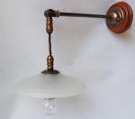 Circular Frosted Glass Wall Bracket