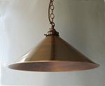Coolie shade pendant lamp