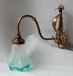 Hammered Art Nouveau bracket 