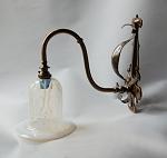 Hammered Art Nouveau bracket 