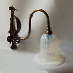 Hammered Art Nouveau bracket 