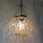 Hundi Globe acid-etched  pattern