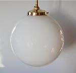 Opal Glass Globe Pendant Lamp