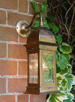 Moorish exterior lantern with swan neck