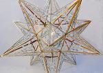 Starburst Cut Star Hanging Lamp