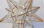 Starburst Cut Star Hanging Lamp