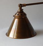 Straight Arm Bracket with Coolie Shade